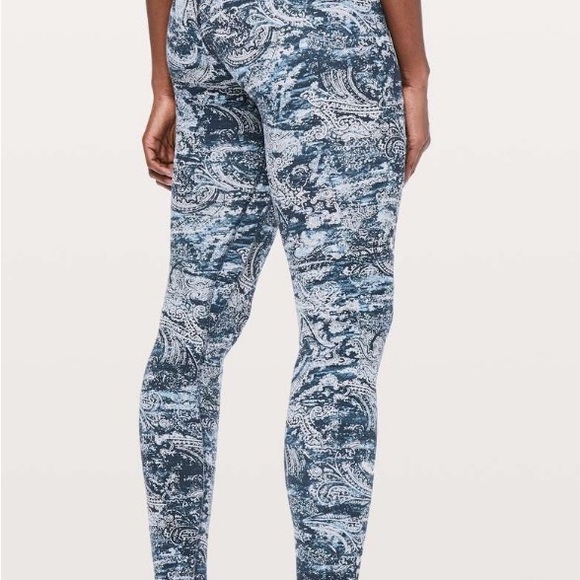 Lululemon Align Pant *Full Length 28" Paisley Glaze Multi Size 4 - Picture 2 of 10